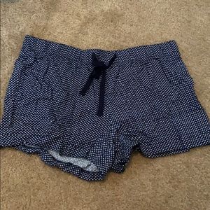 Navy/White Drawstring Shorts